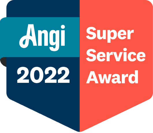 Angi 2022 Super Service Award badge.