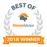 HomeAdvisor Best of 2018 Award winner badge.