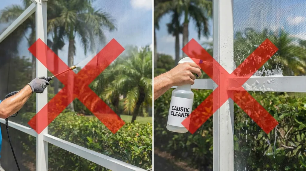 How to Clean Screens on Porch & Common Porch Screen Cleaning Mistakes
