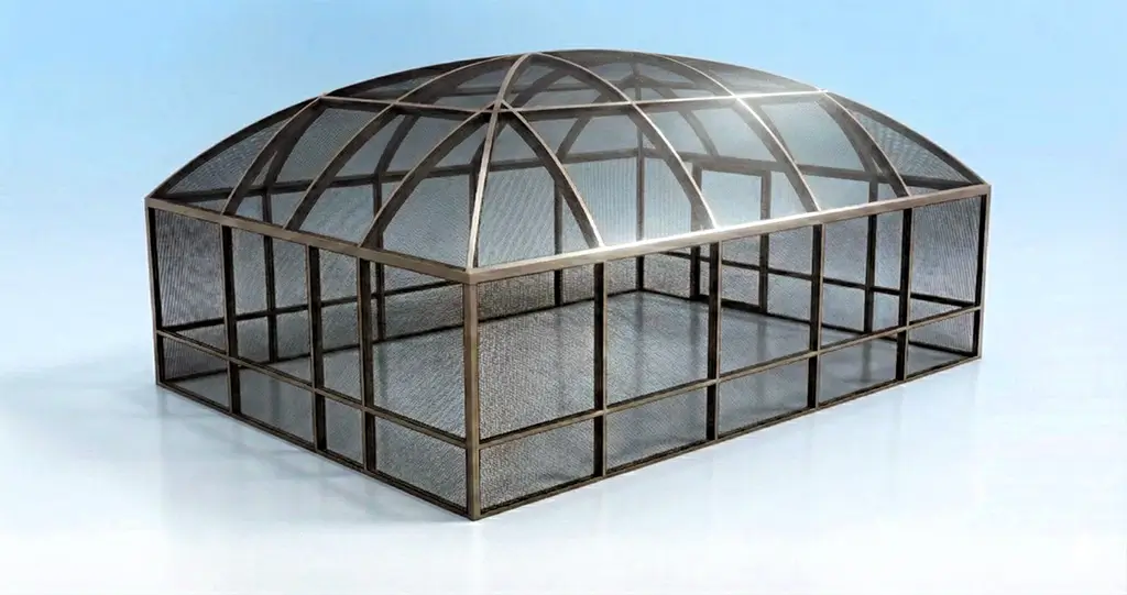 Dome Roof Pool Enclosure in Florida