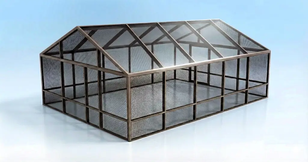 Gable Roof Pool Enclosure in Florida