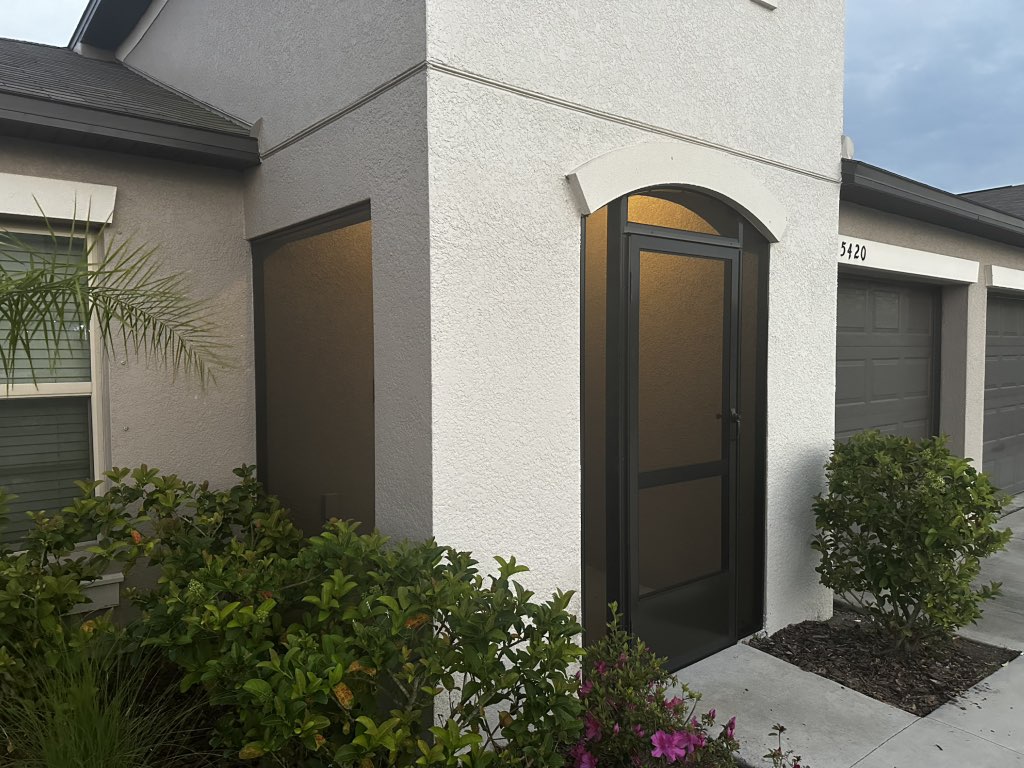 Aluminum Frame Front Porch Screen Enclosure