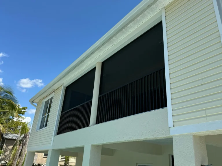 After Balcony Screen Enclosure Installation Florida