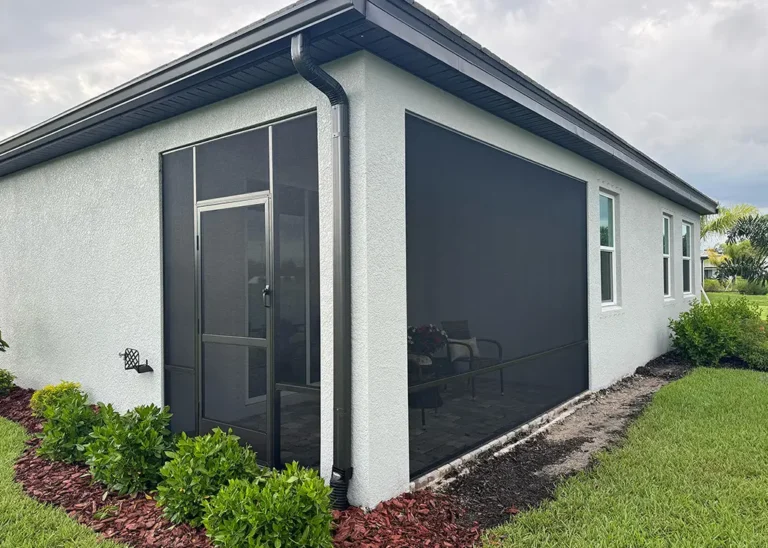 Patio Screen Installation - After T