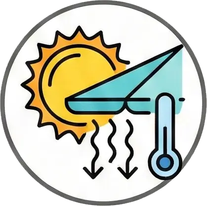 Shade and Heat Reduction Icon