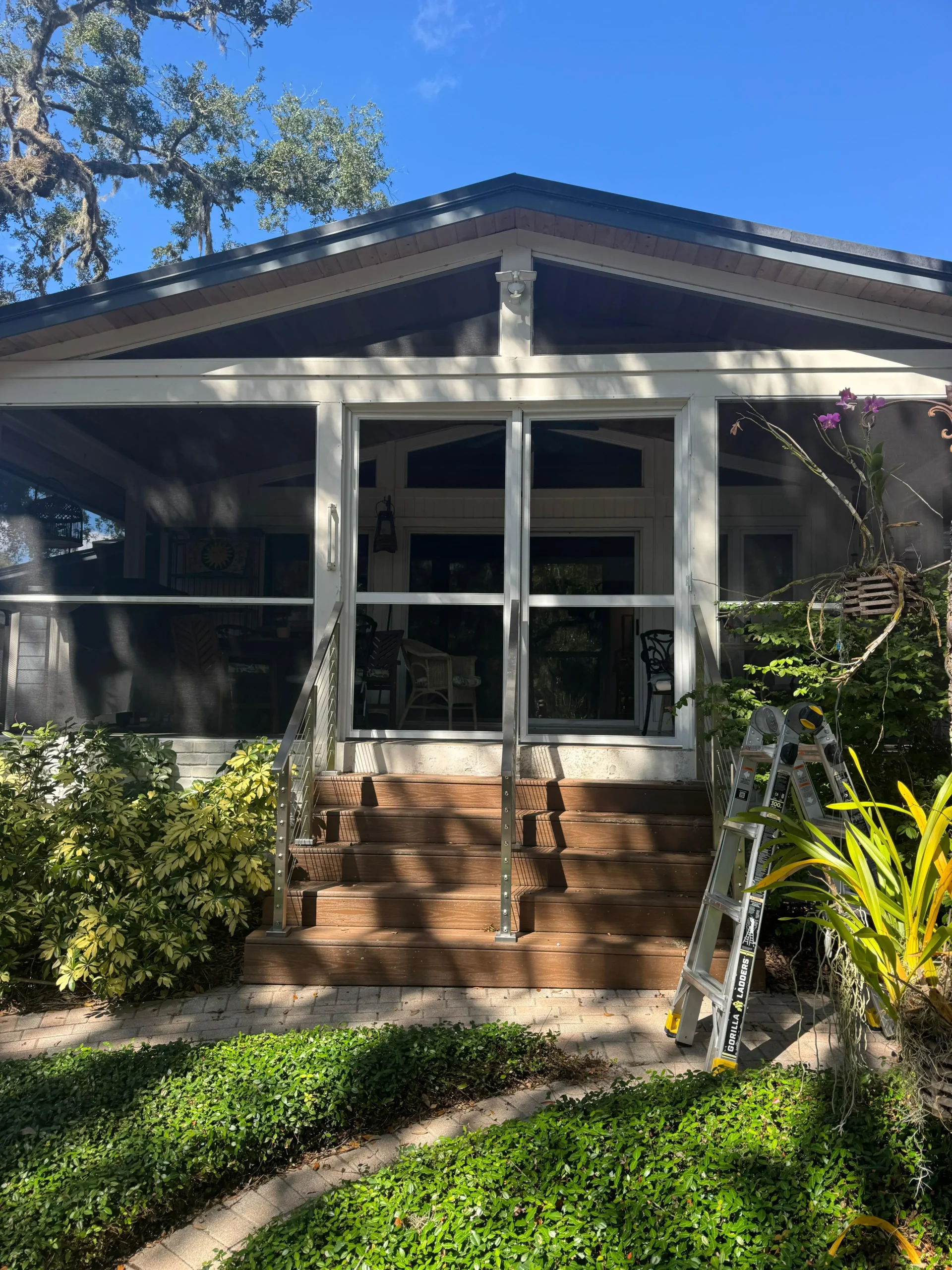 Lakefront Gable Porch Rescreening, November 2025