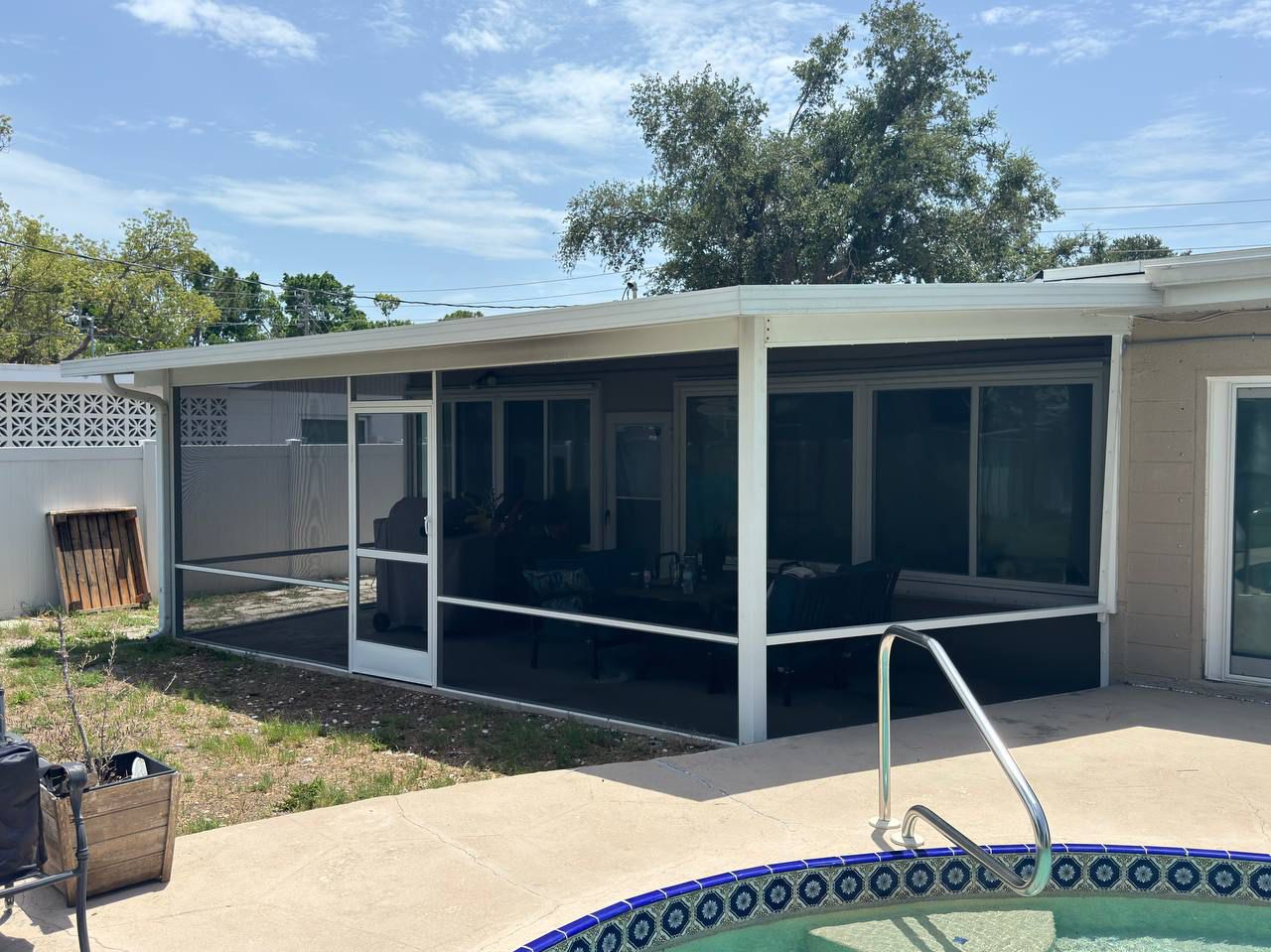 After Patio Screen Installation in Tampa 3