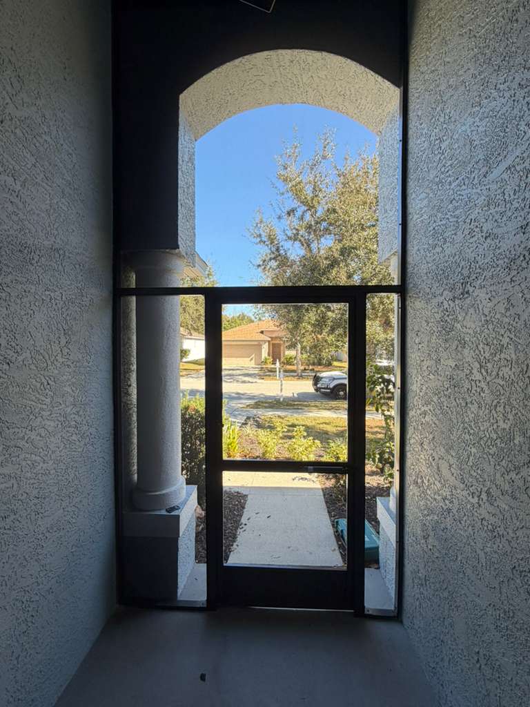 Front Entry Screen Installation in Riverview 1