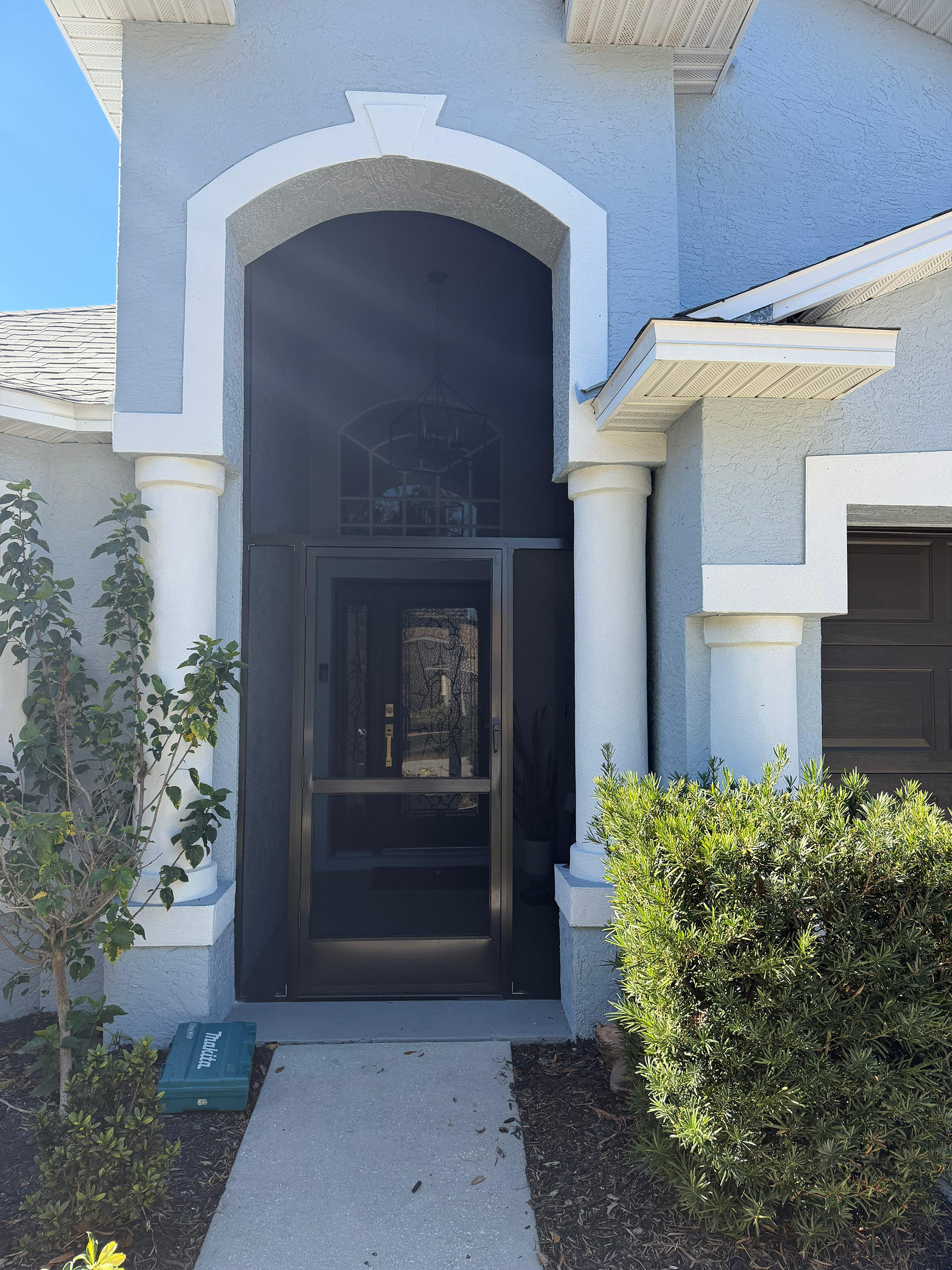 Front Entry Screen Installation in Riverview, January 2026