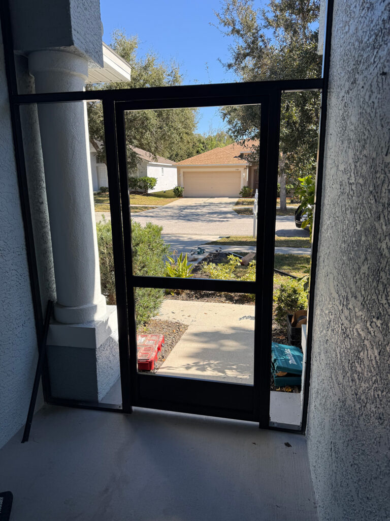 Front Entry Screen Installation in Riverview 3
