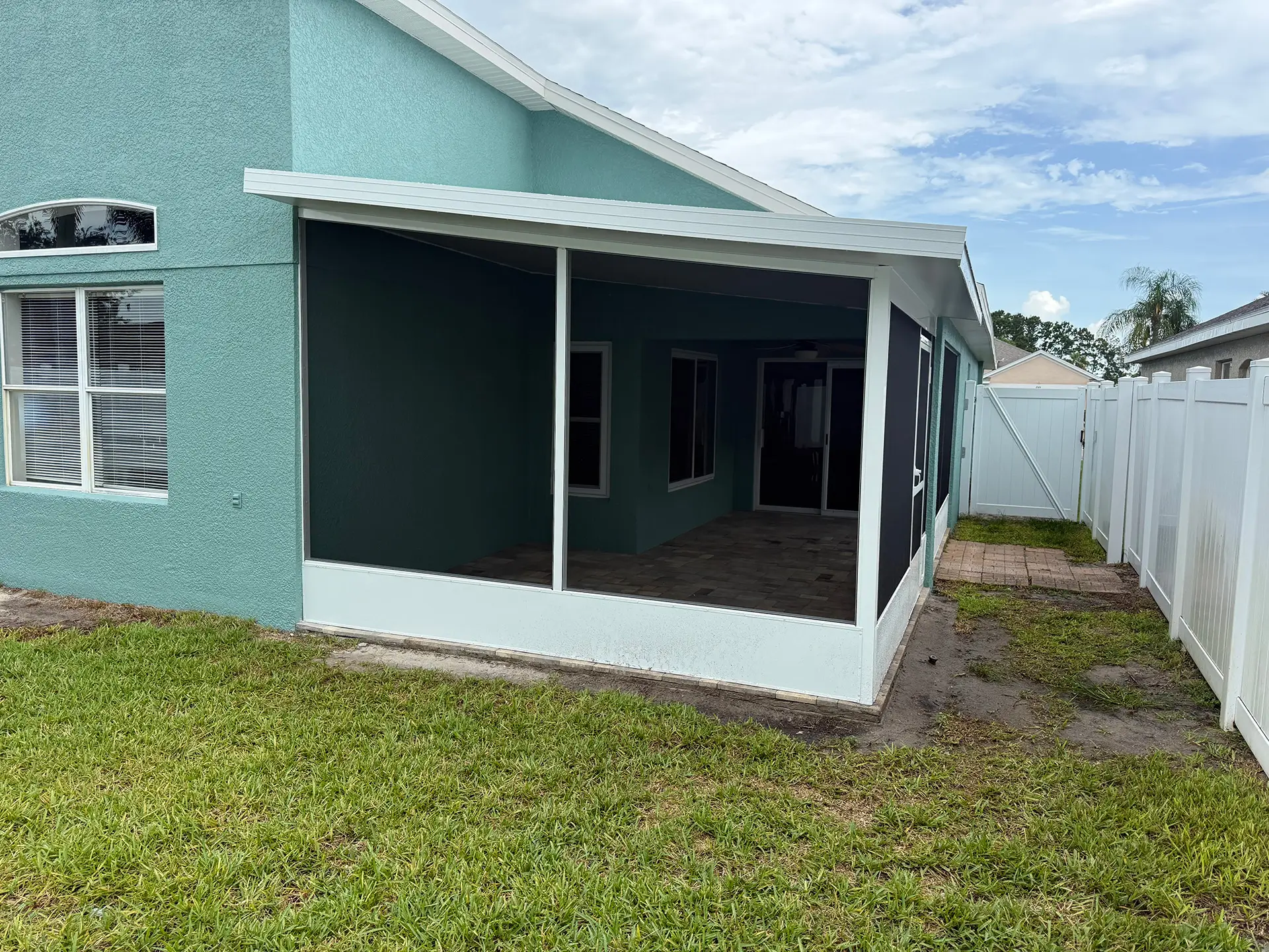 Custom Screen Room Construction with Insulated Roof 11