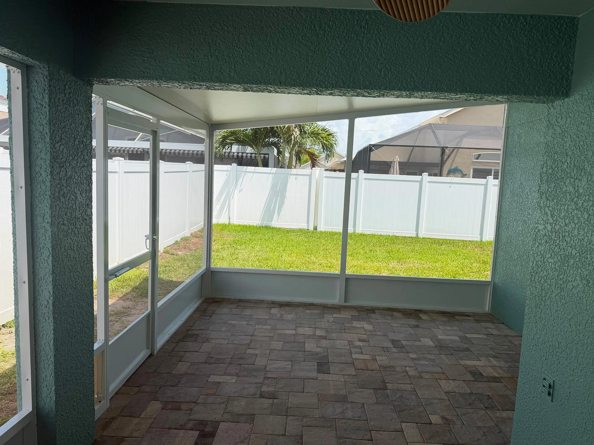Custom Screen Room Construction with Insulated Roof 8