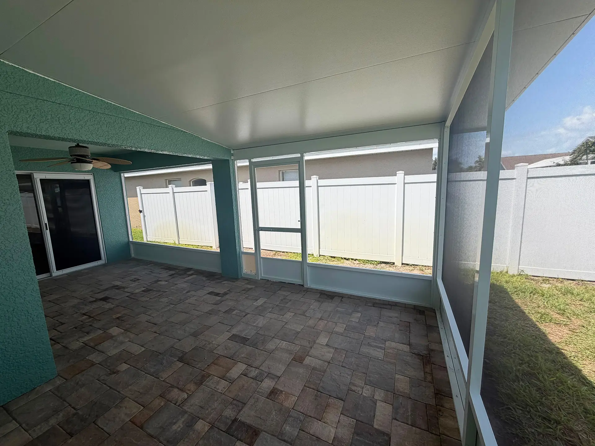 Custom Screen Room Construction with Insulated Roof 9