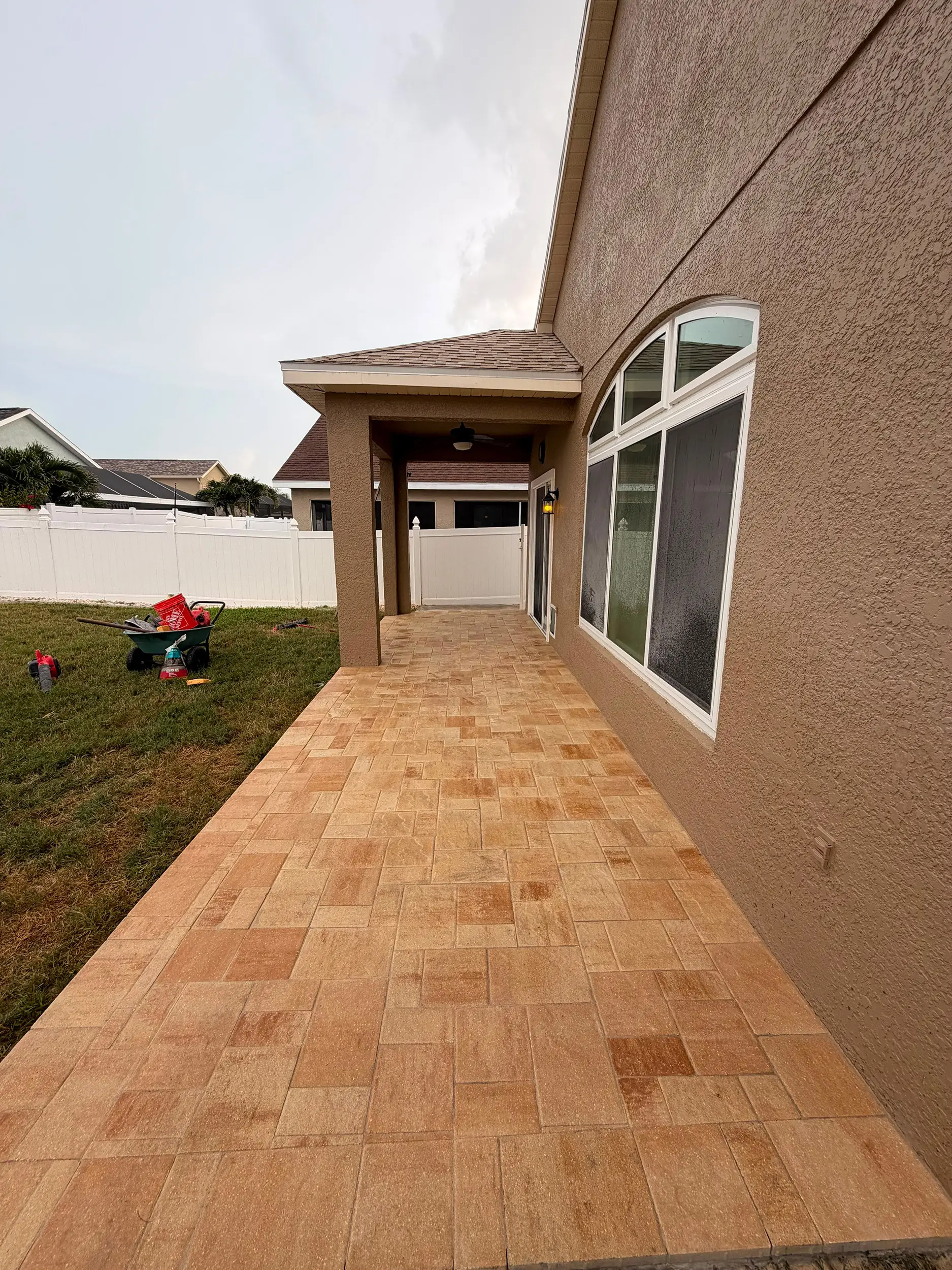 Custom Screen Room with Insulated Roof and Paver - Holiday FL 5