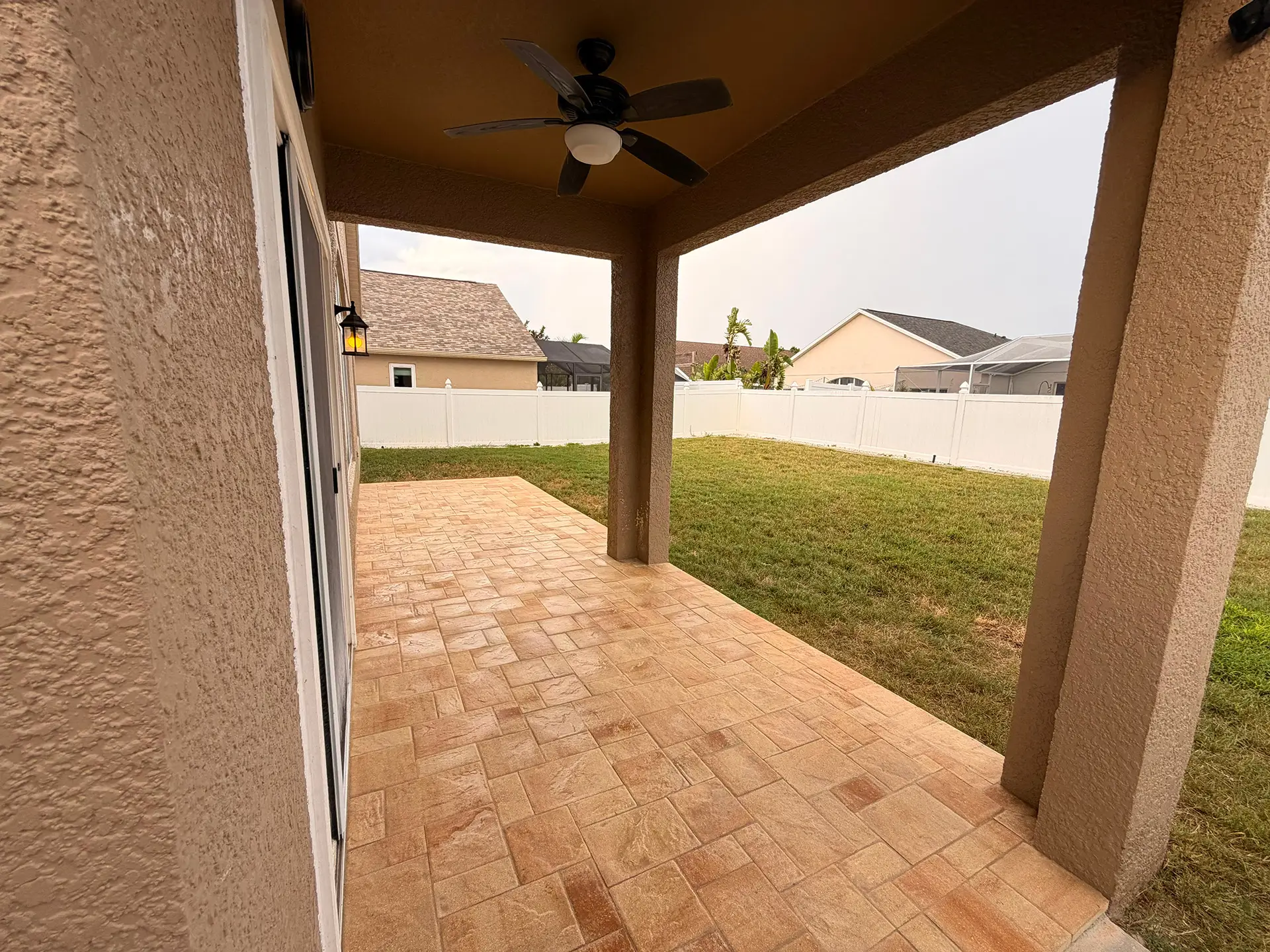 Custom Screen Room with Insulated Roof and Paver - Holiday FL 6