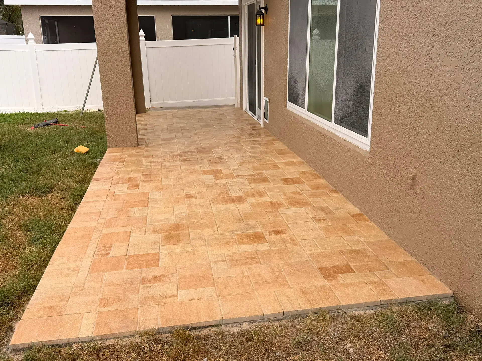 Custom Screen Room with Insulated Roof and Paver - Holiday FL 7