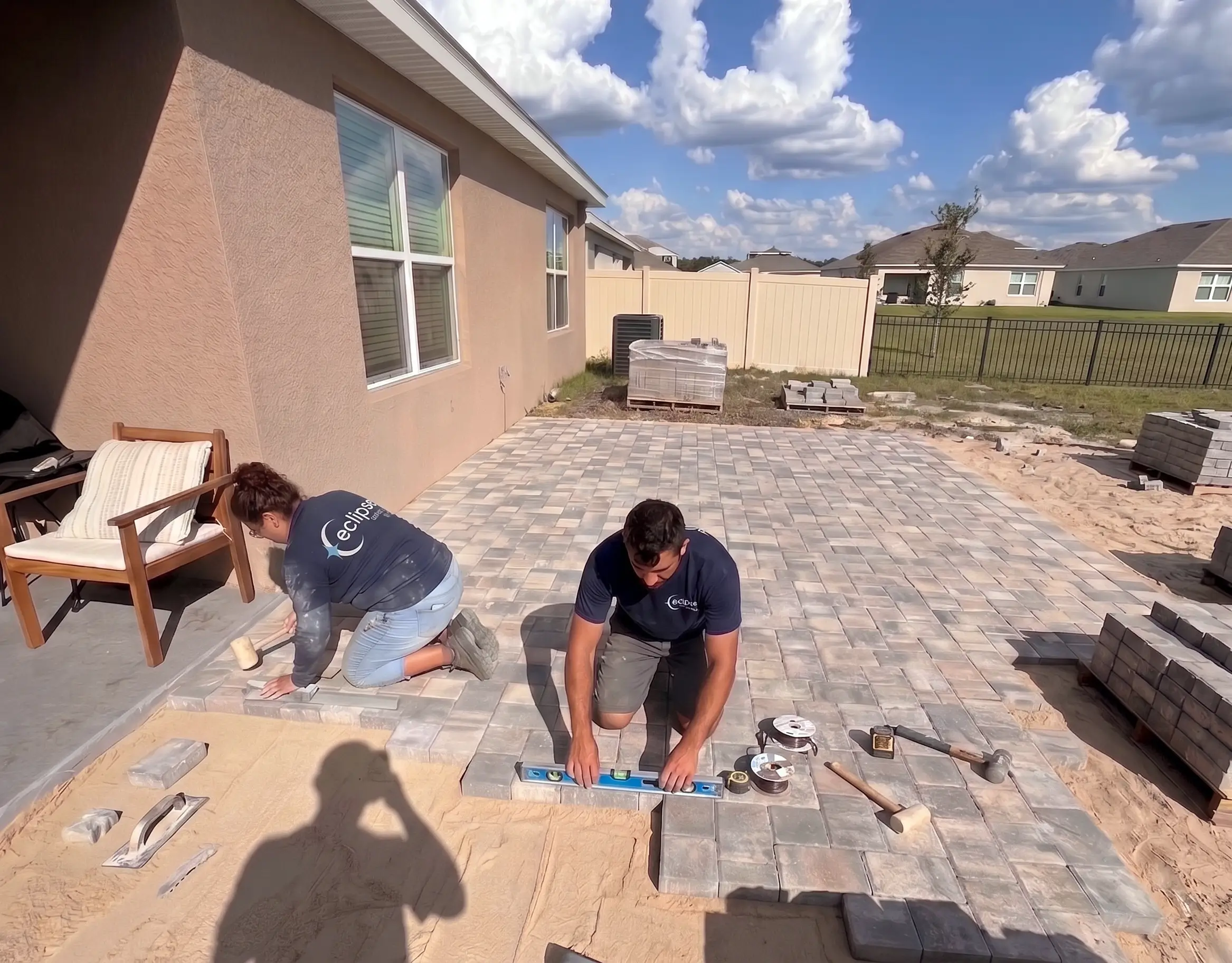 Paver Patio Installation Florida by Eclipse Team