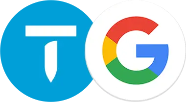 Thumbtack and Google Logo