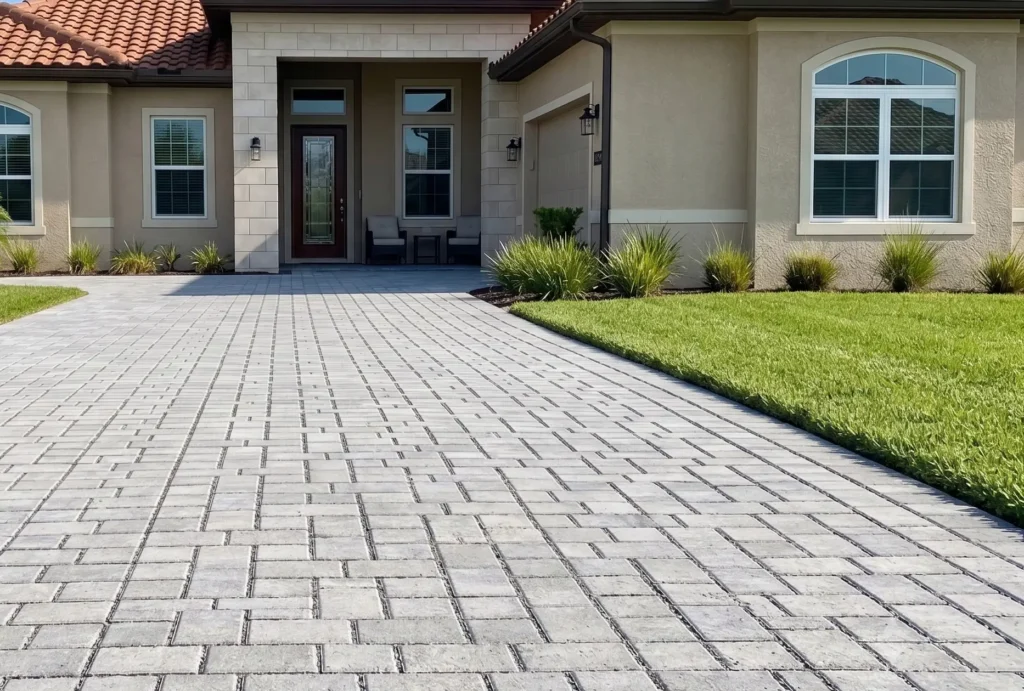 Permeable Paver Driveway Installation Florida